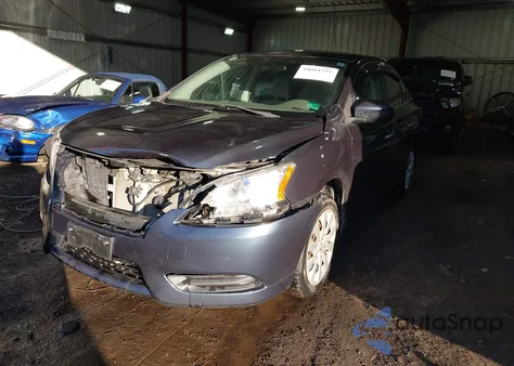 2014 Nissan Sentra S из США, поврежденный, VIN 3N1AB7AP3EY303387